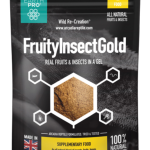 Papilla de frutas e insectos 100% Natural